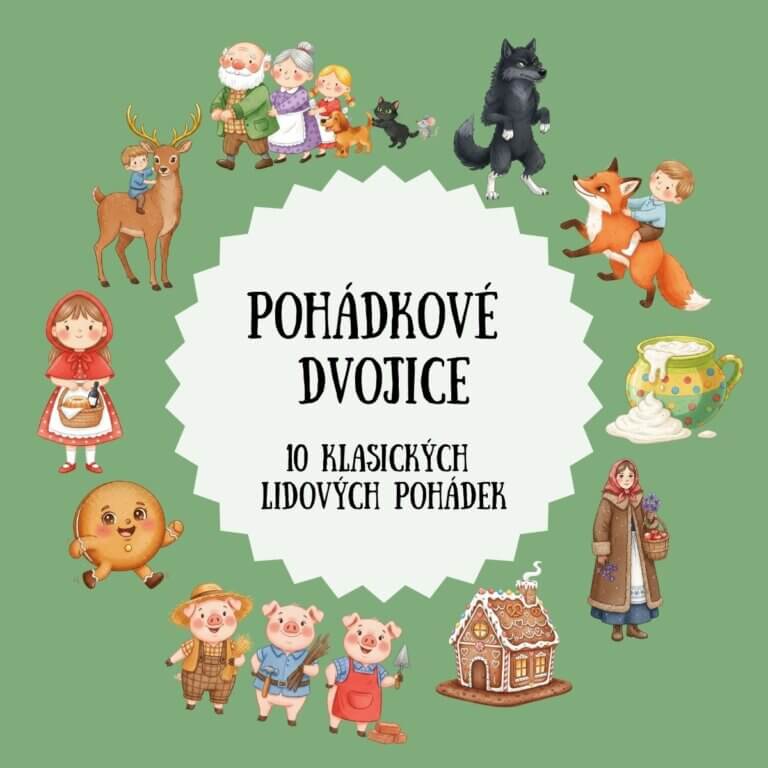 Pohádkové dvojice - - v PDF k vytisknutí – výukový materiál a demonstrační karty na téma pohádky pro děti z e-shopu