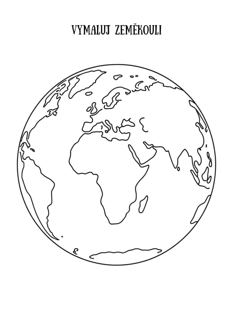 Vymaluj zeměkouli