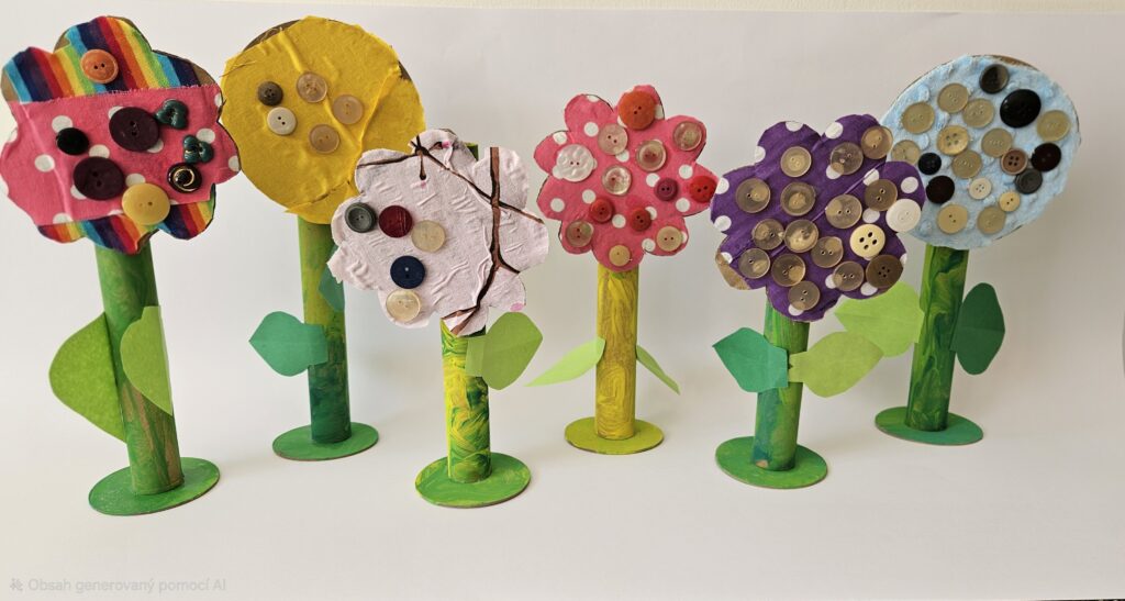 Látkový herbář na podstavci