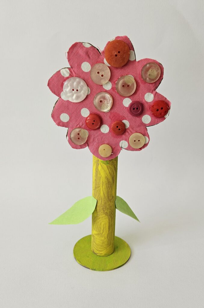 Látkový herbář na podstavci