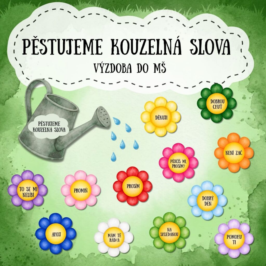 Pěstujeme kouzelná slova - titulní str