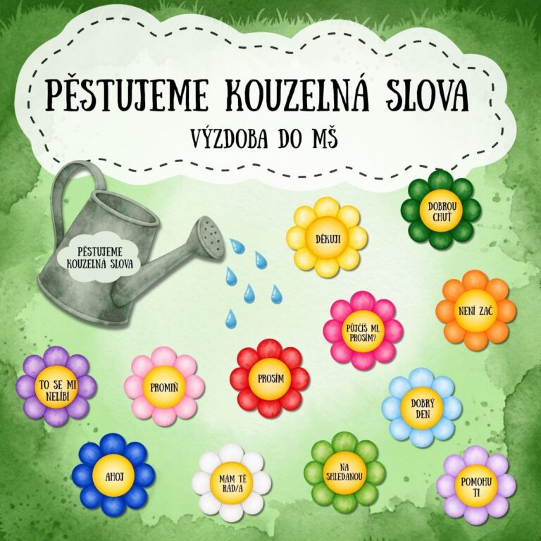 Pěstujeme kouzelná slova - titulní str